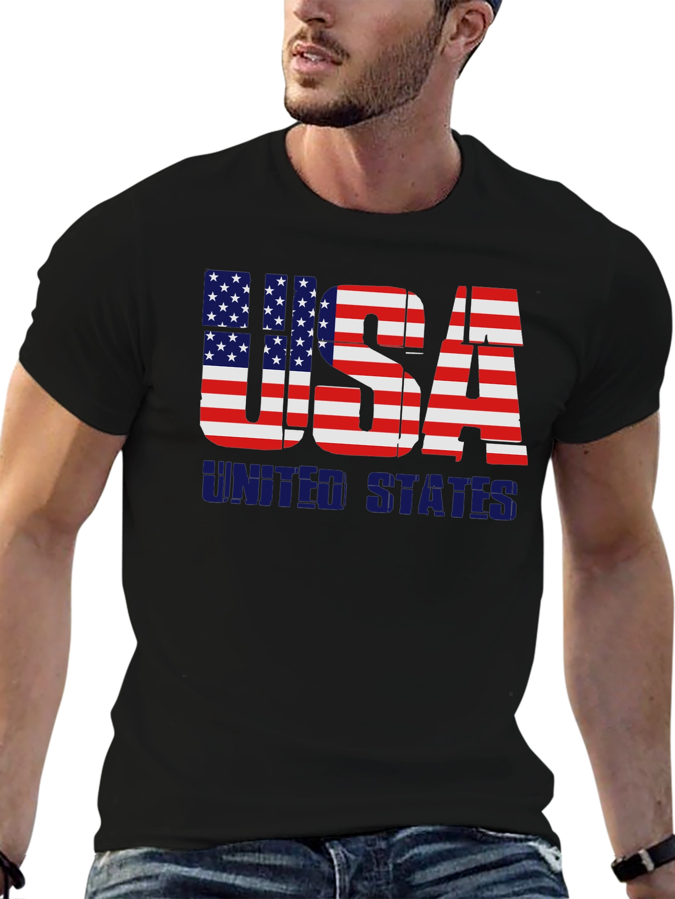 USA Flag T-Shirt - Patriotic American Pride