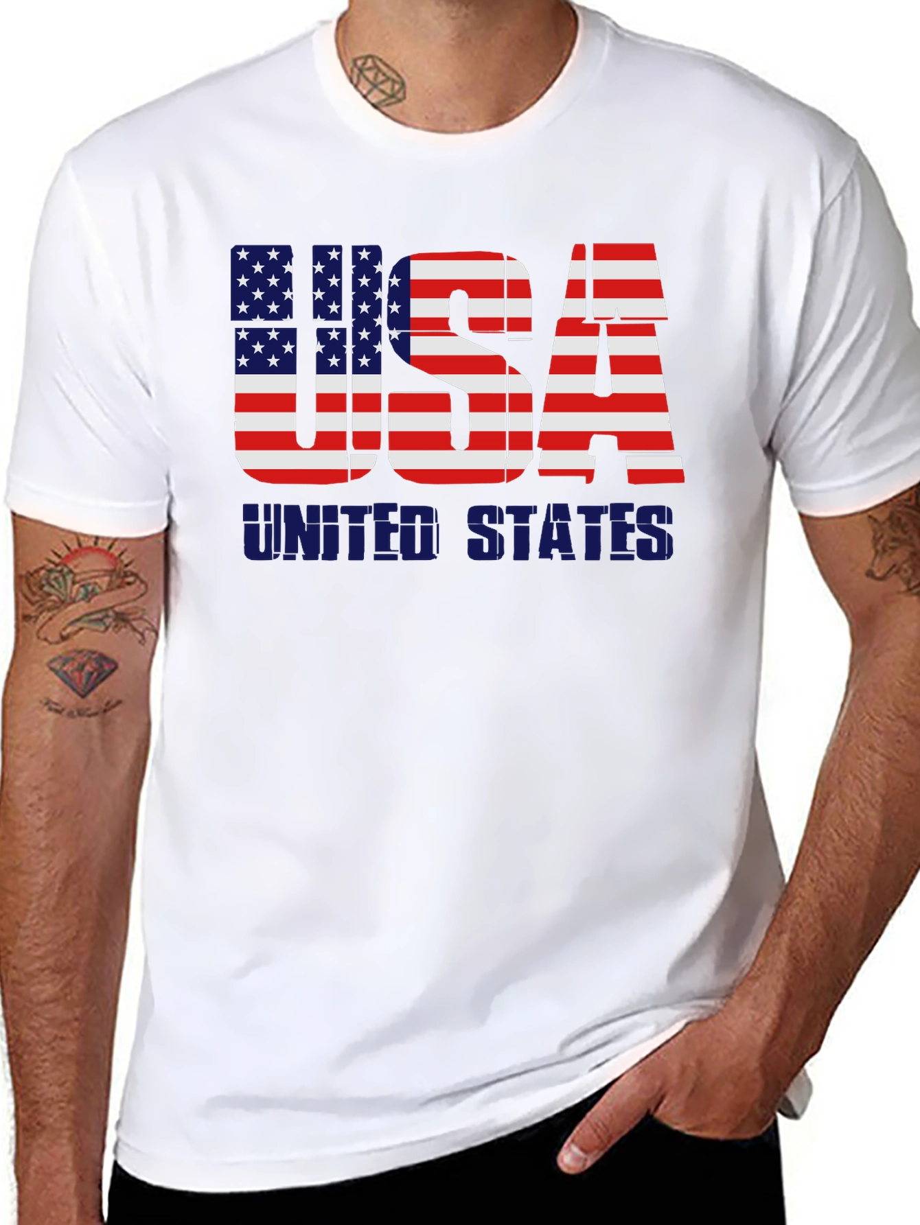USA Flag T-Shirt - Patriotic American Pride