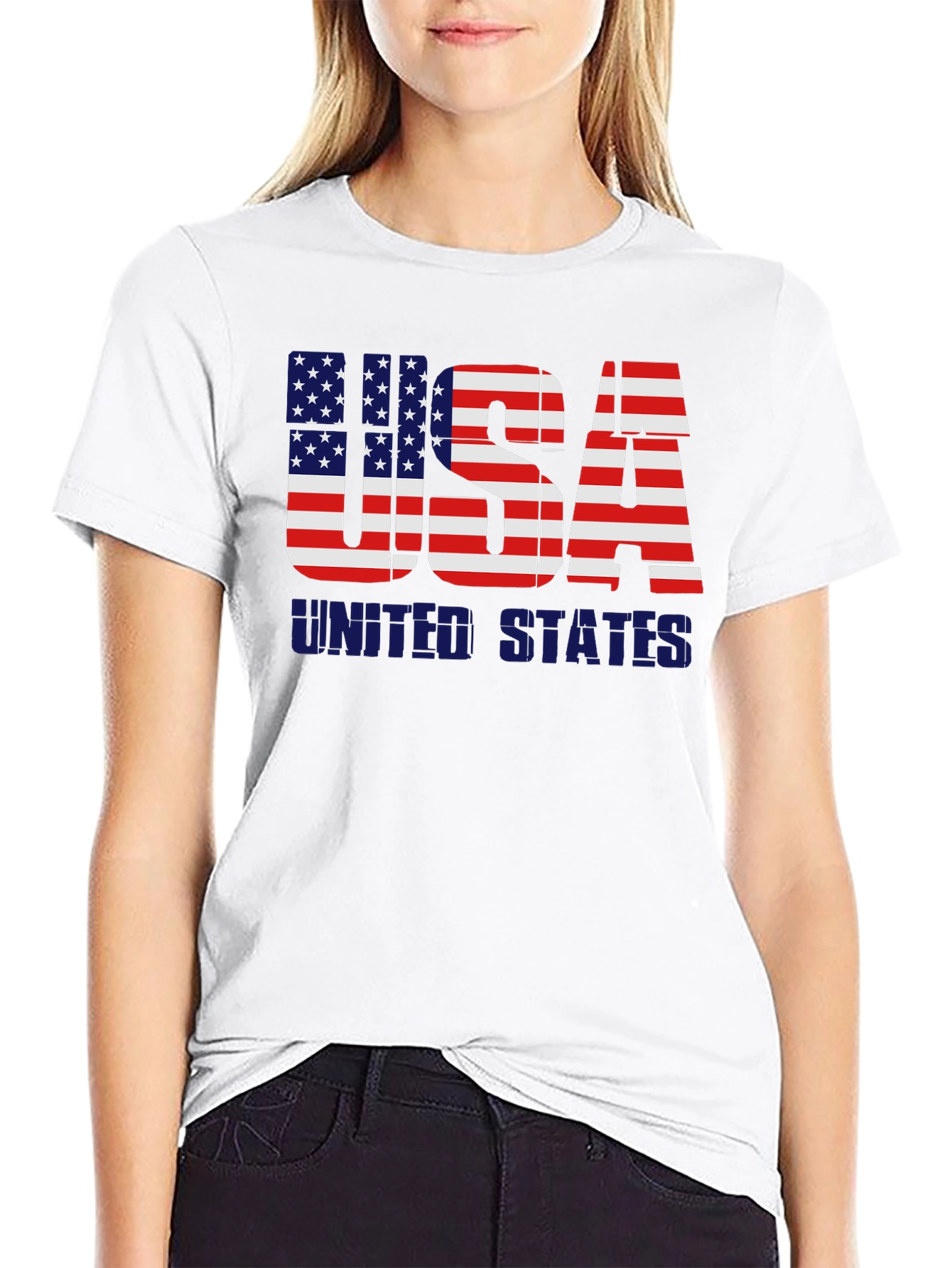 USA Flag T-Shirt - Patriotic American Pride