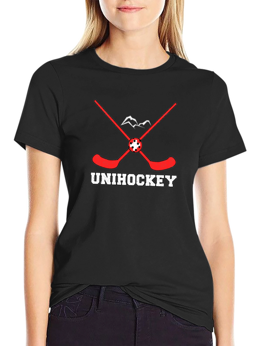 Unihockey Graphic Tee - Black
