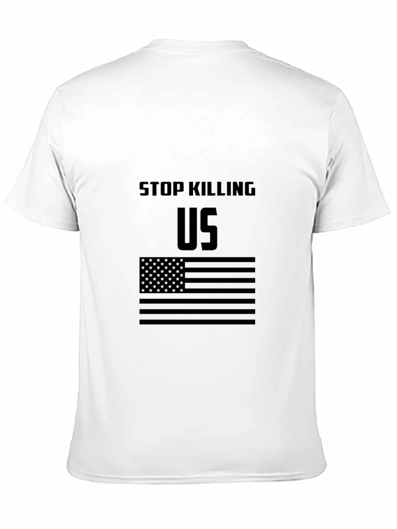 Stop Killing Us Graphic Tee - Black