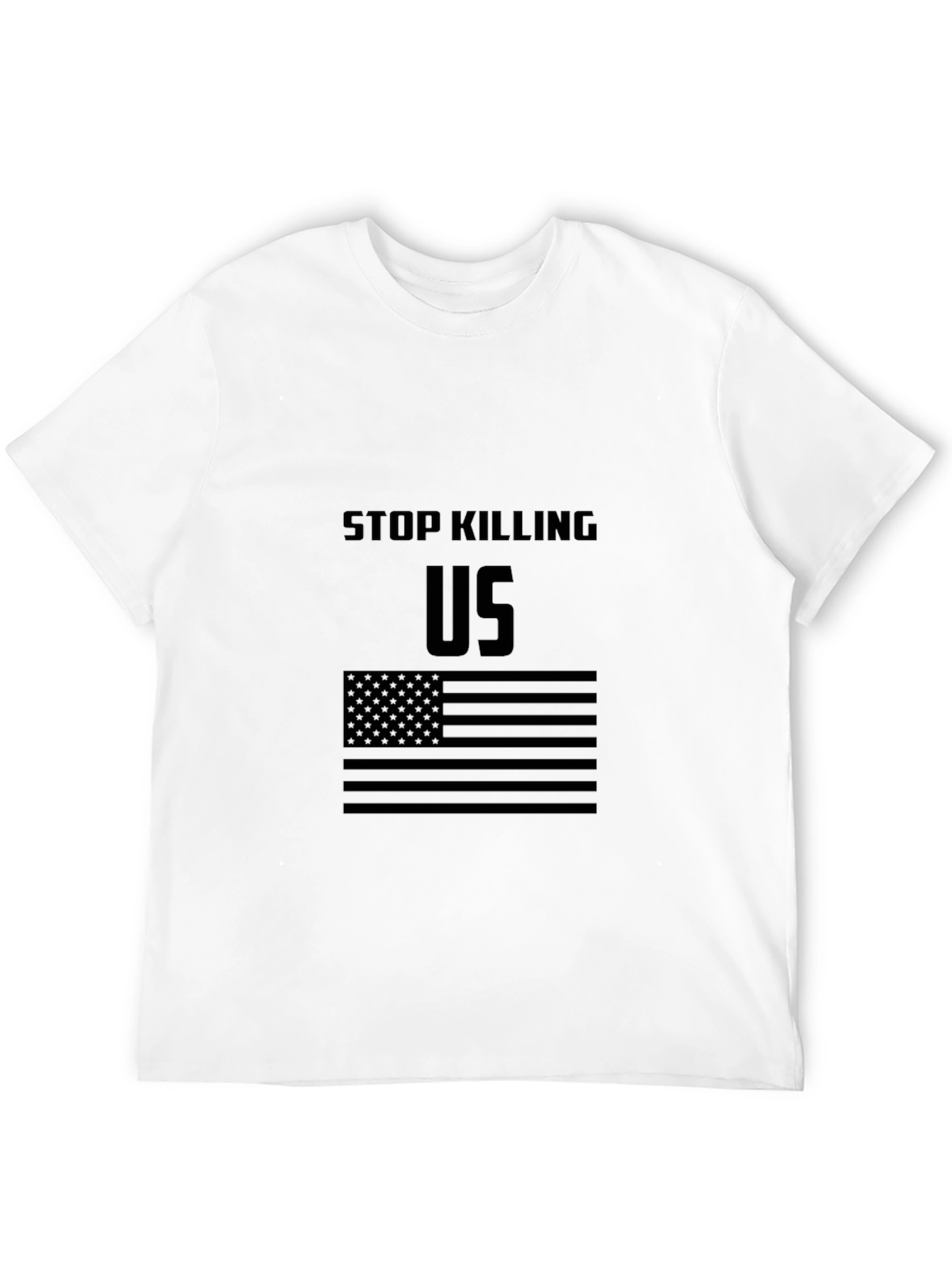 Stop Killing Us Graphic Tee - Black