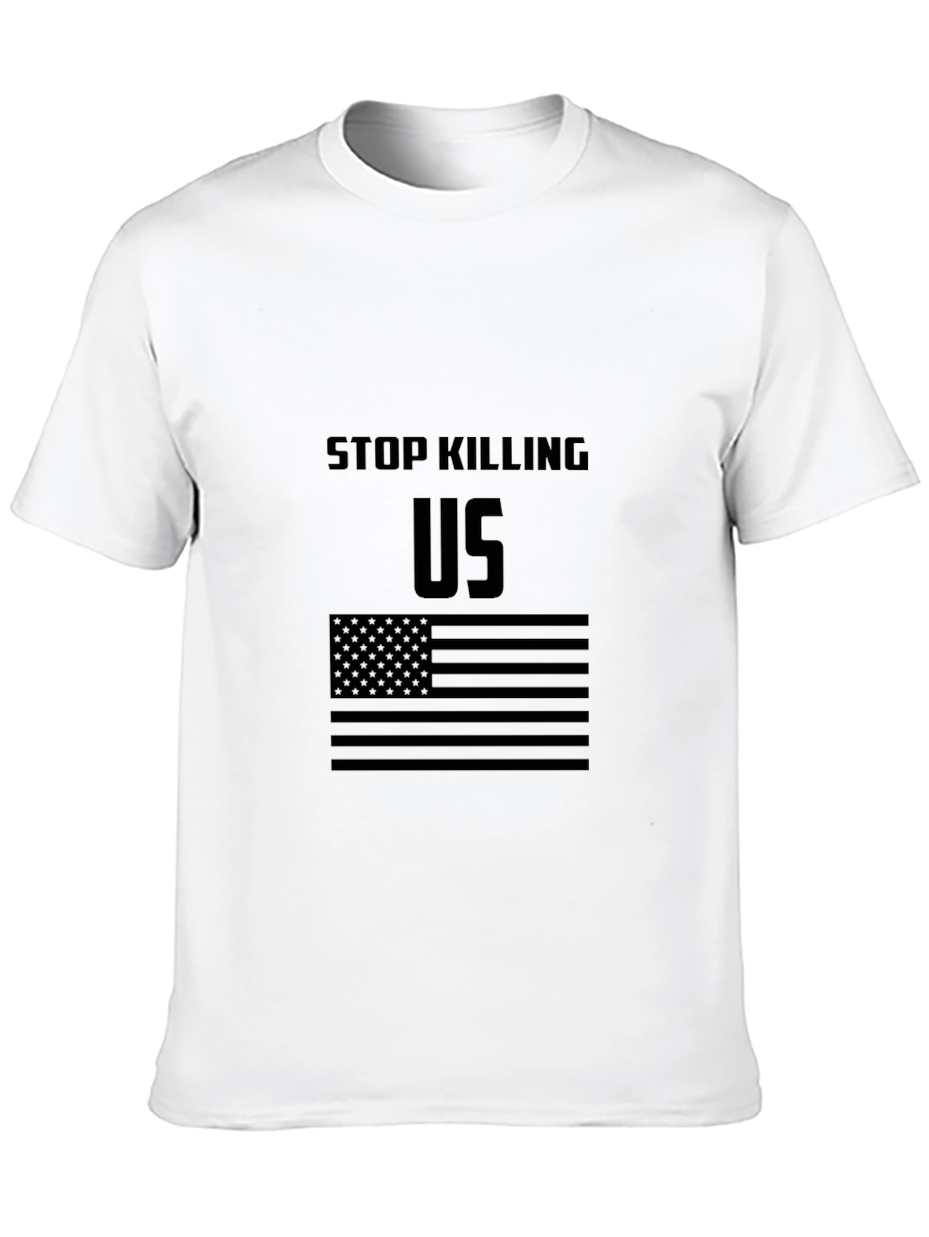 Stop Killing Us Graphic Tee - Black