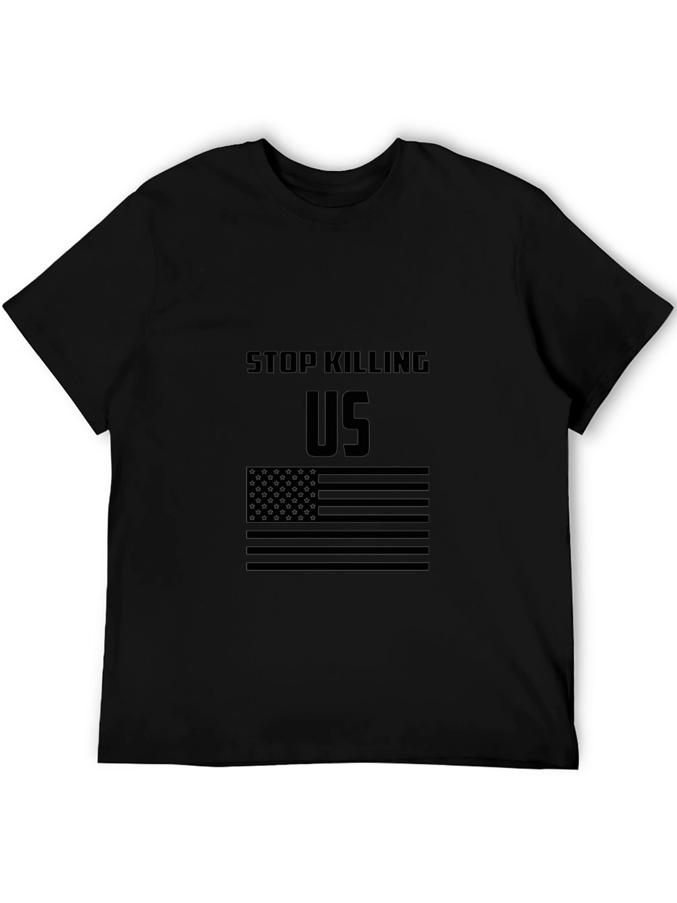Stop Killing Us Graphic Tee - Black