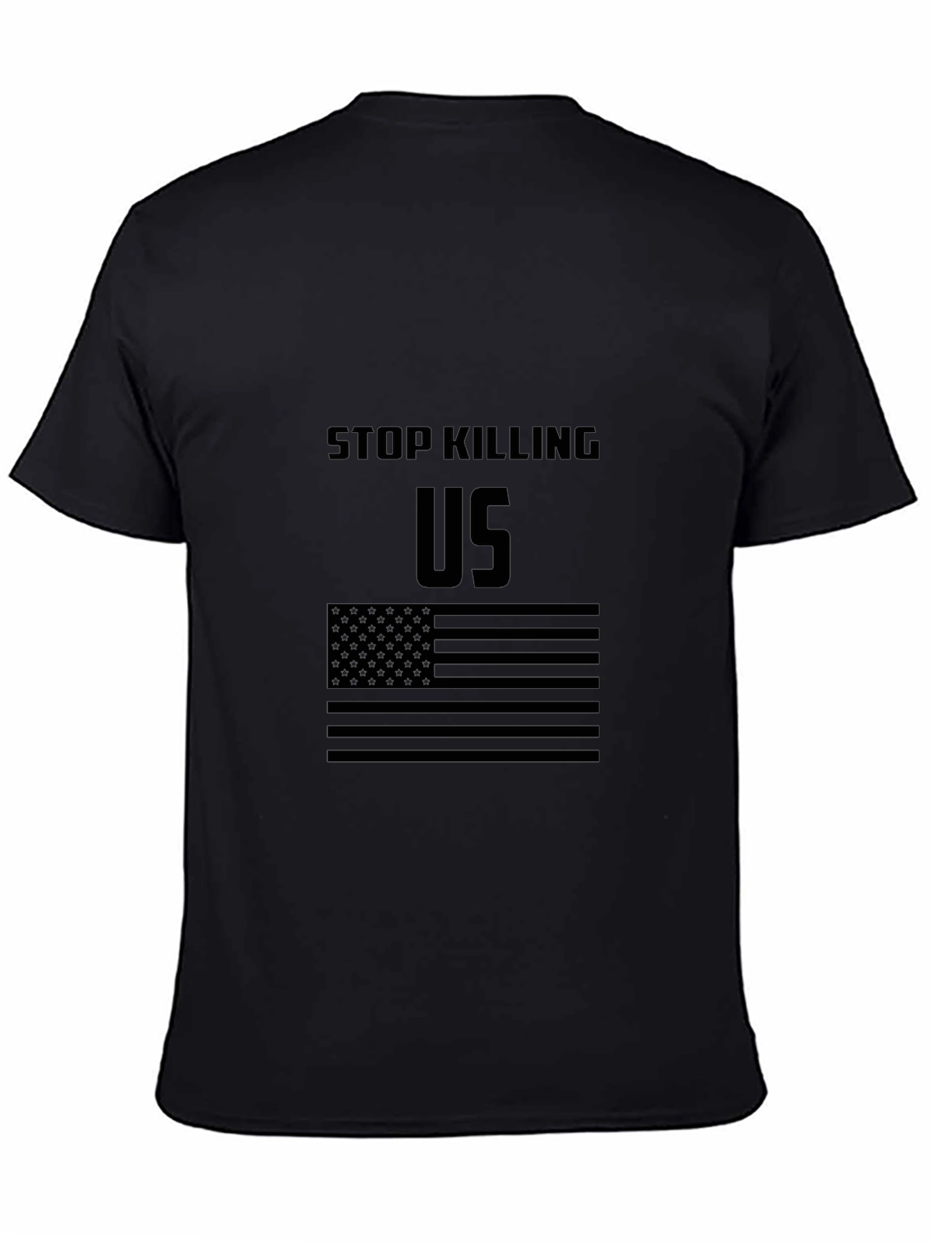 Stop Killing Us Graphic Tee - Black