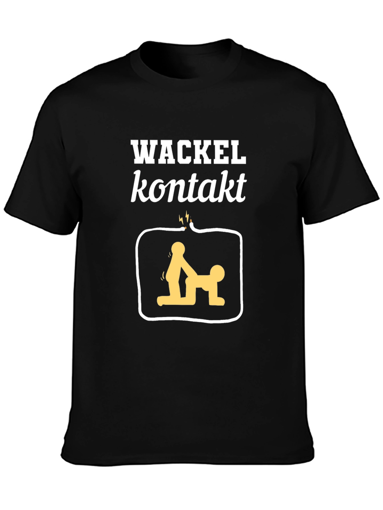 Wackel Kontakt T-Shirt - Graphic Tee Novelty