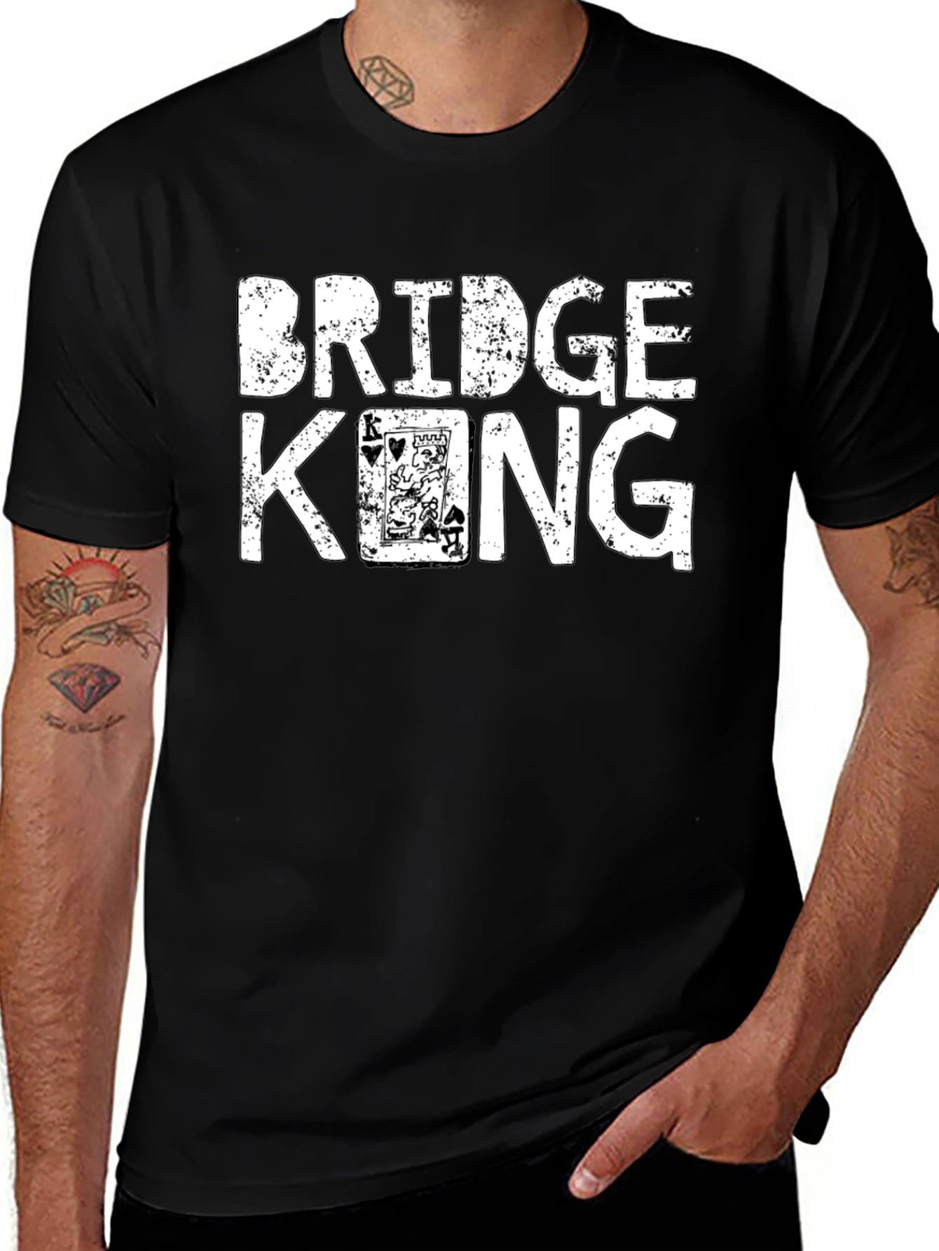 Bridge King Graphic Tee - Black