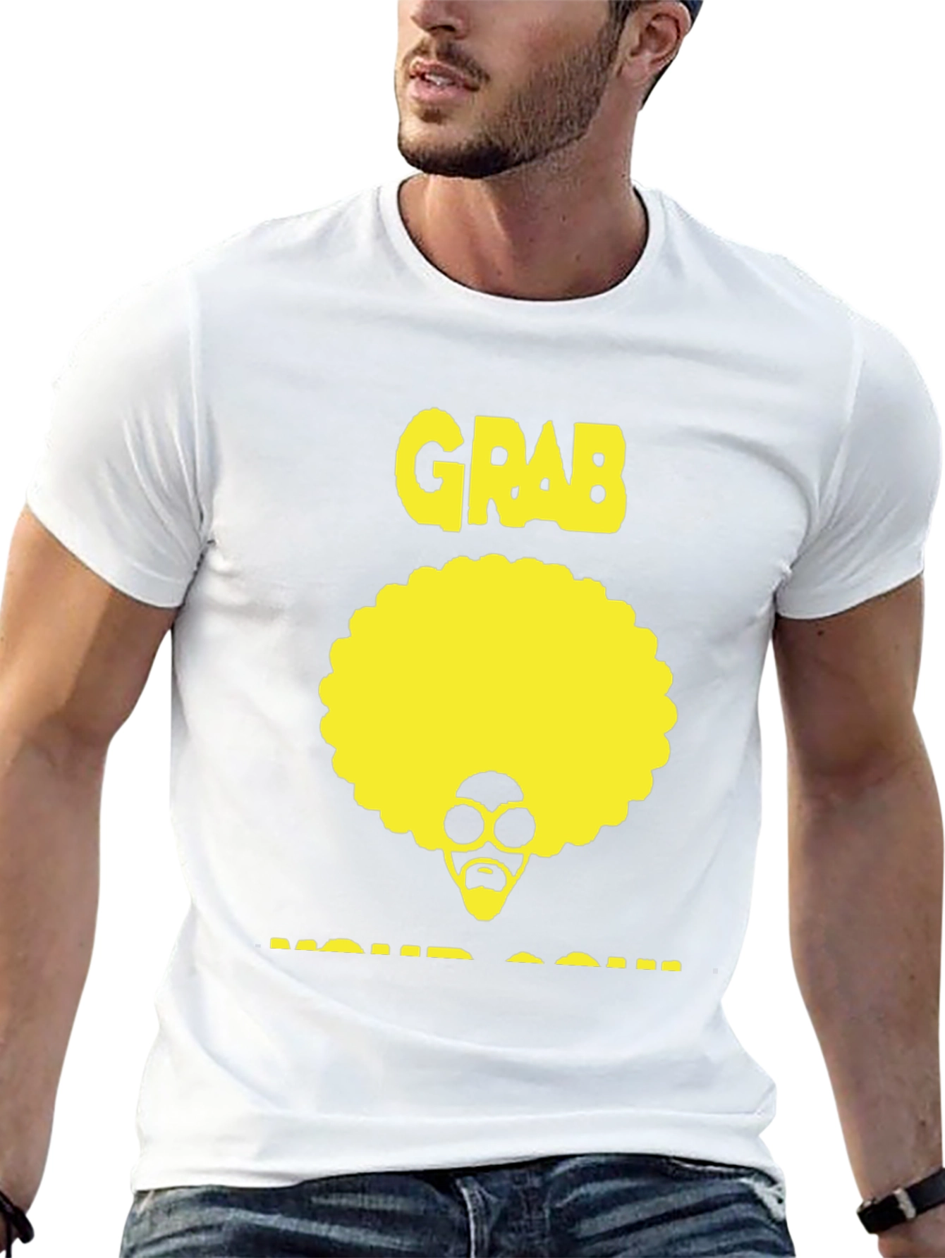 Grab Your Soul Retro Afro T-Shirt