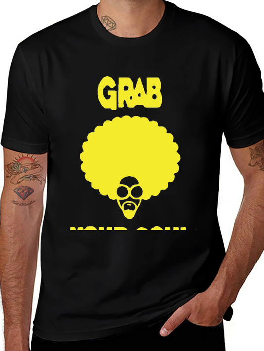 Grab Your Soul Retro Afro T-Shirt