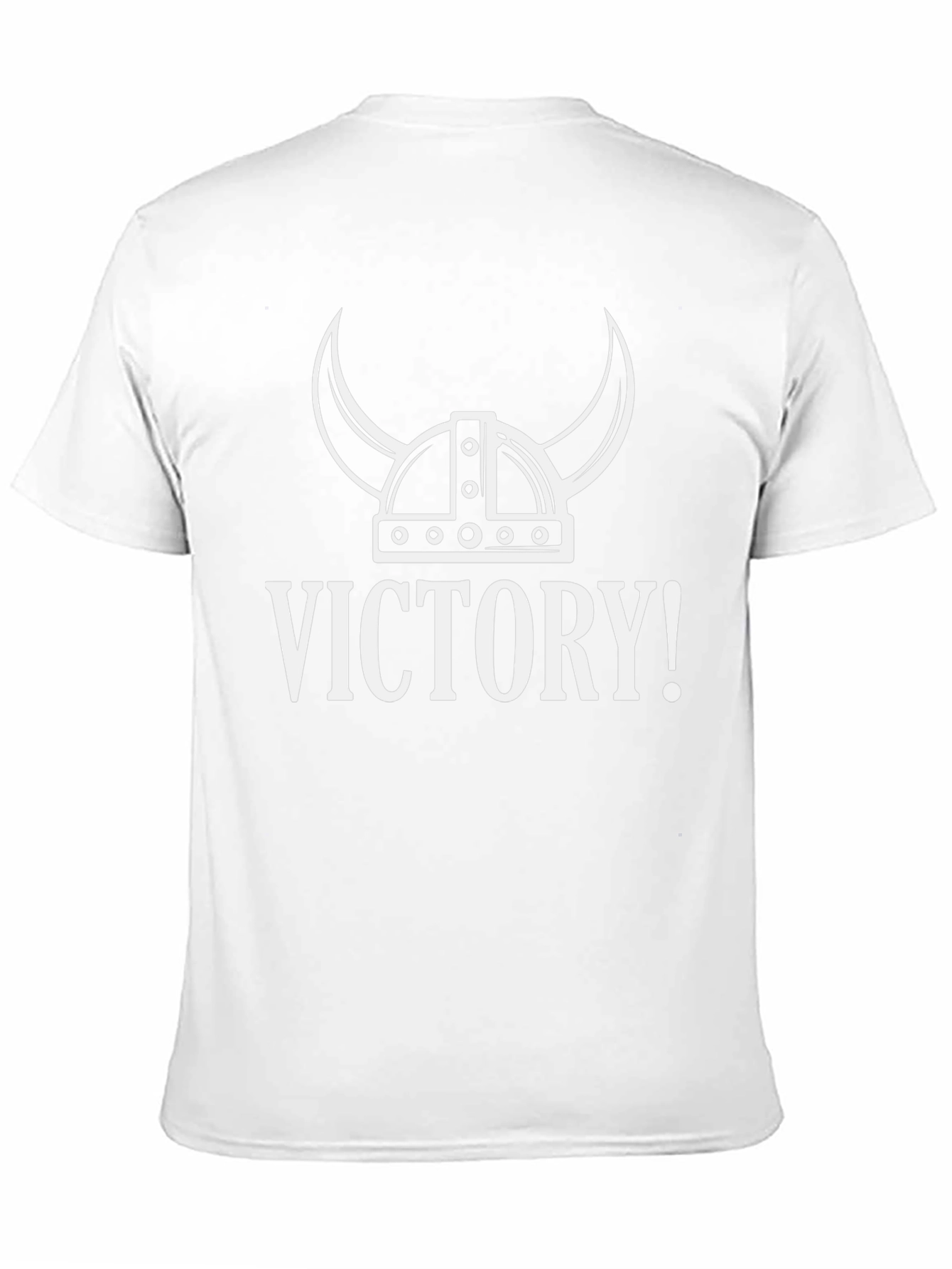 Victory Viking Helmet Graphic T-Shirt