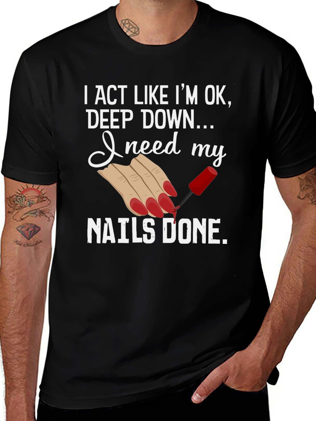 Nails Done T-Shirt - Humorous Graphic Tee
