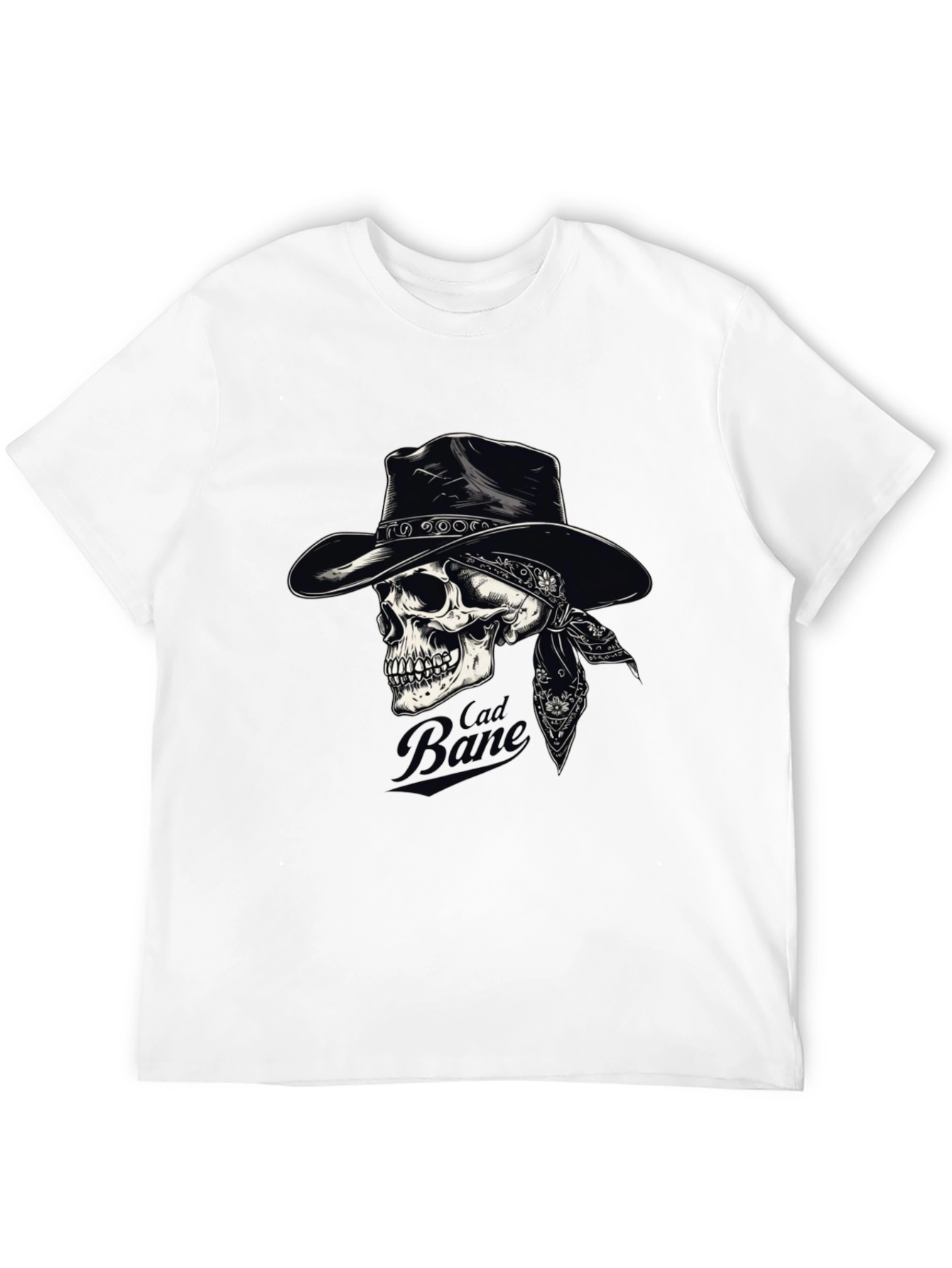 Cad Bane Skull Cowboy Black T-Shirt