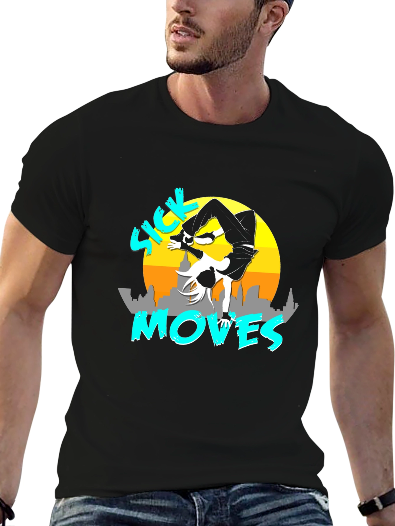 Sick Moves Graphic Tee - Black