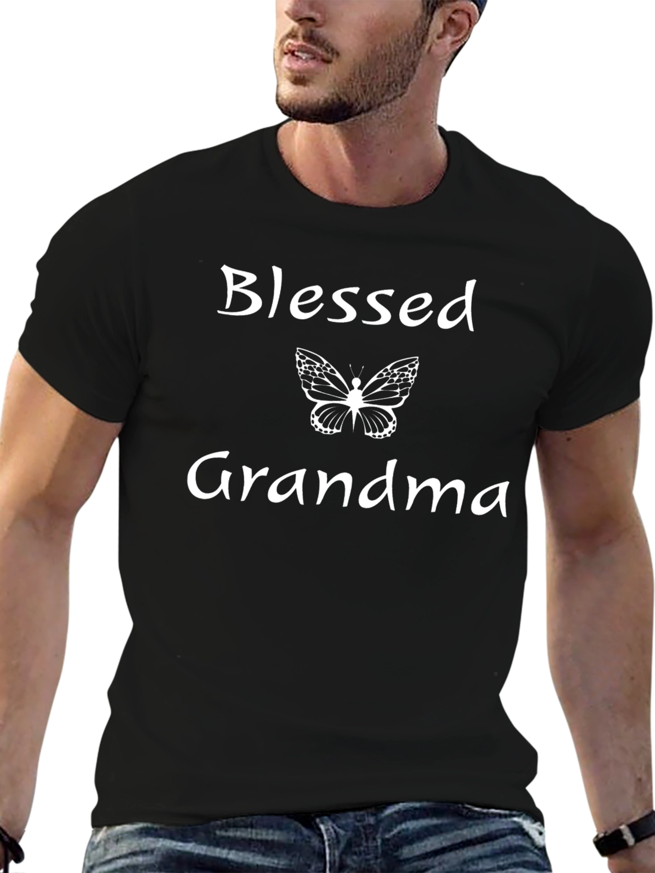 Blessed Grandma Butterfly Graphic Tee - Unisex
