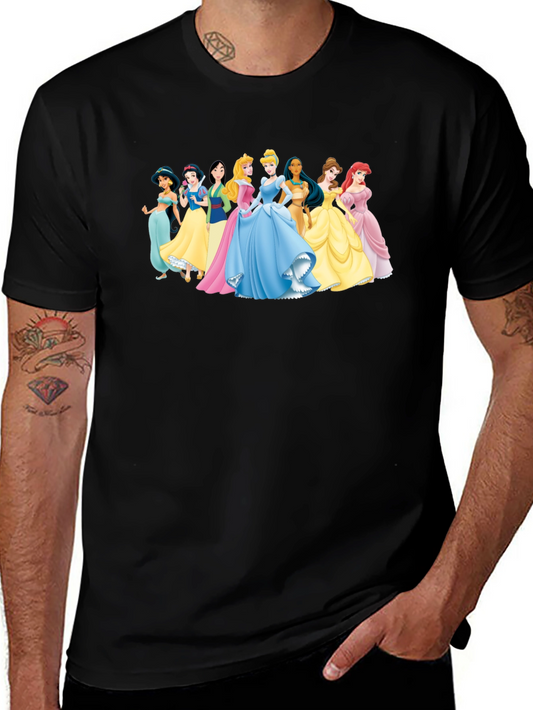 Disney Princesses Black T-Shirt