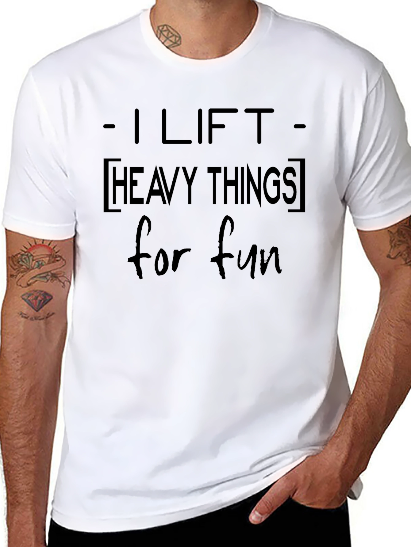 I Lift Heavy Things T-Shirt - Fitness Apparel