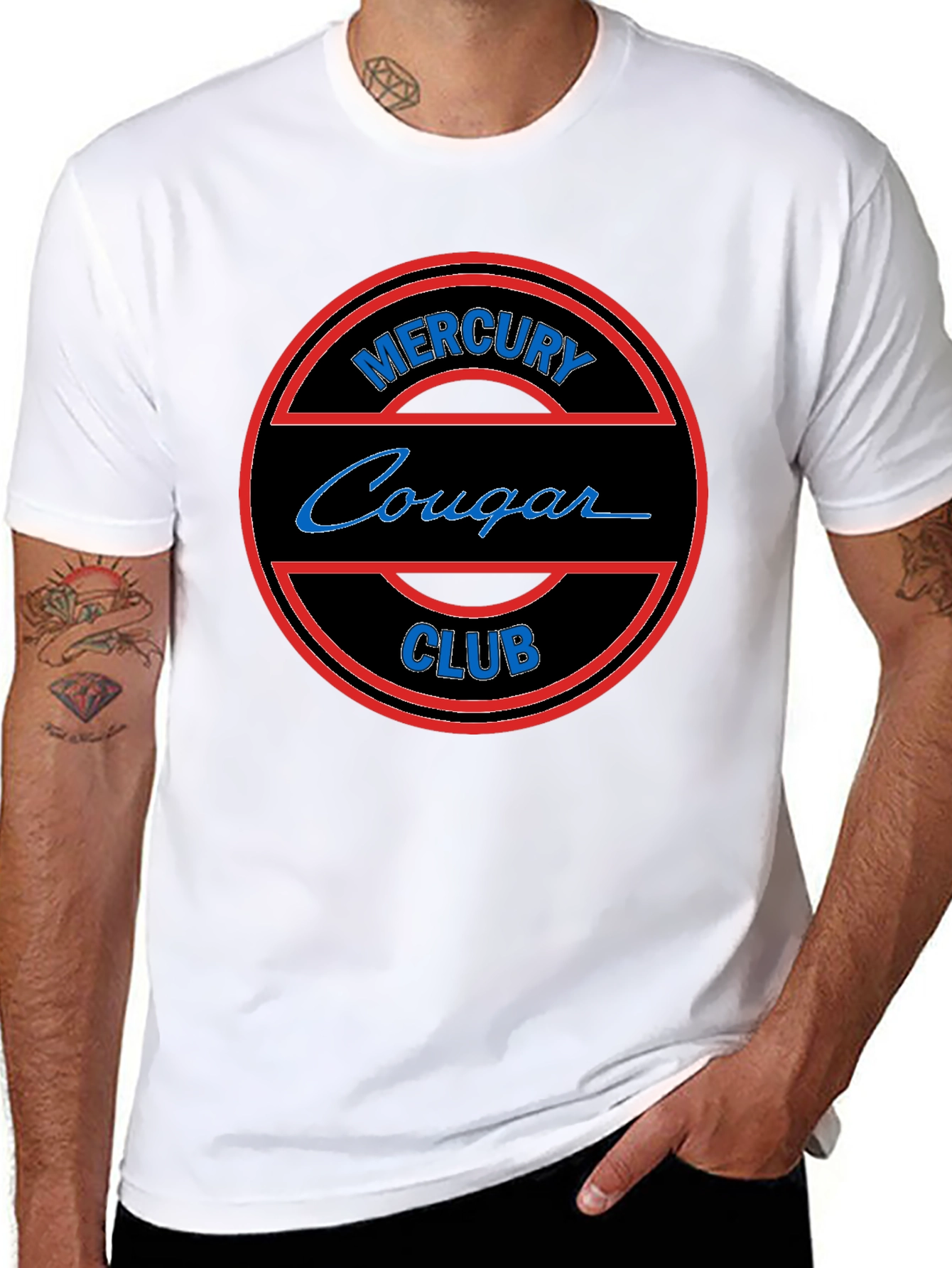 Mercury Cougar Club Tee - Retro Car Enthusiast T-Shirt