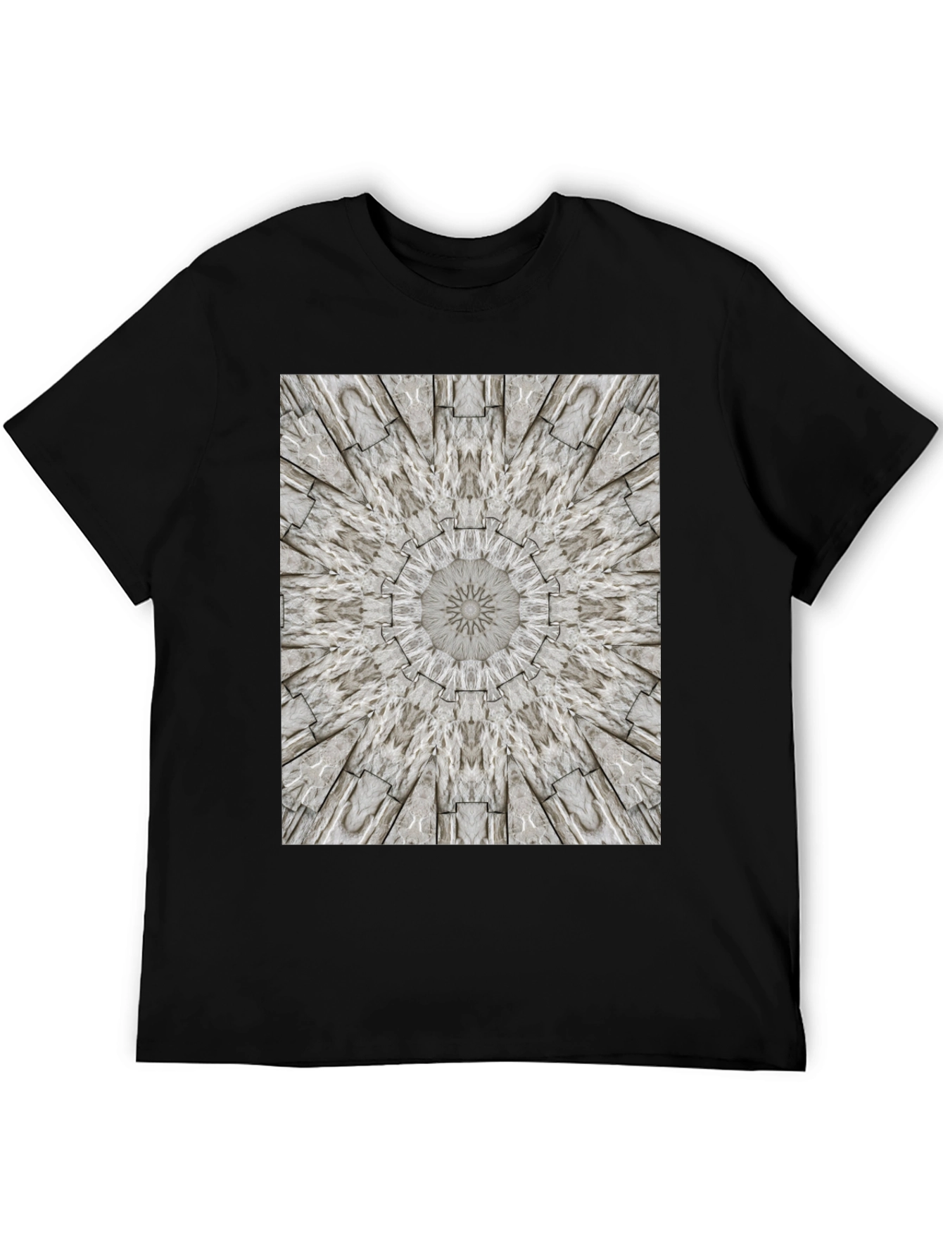 Kaleidoscope Stone Pattern Graphic Tee