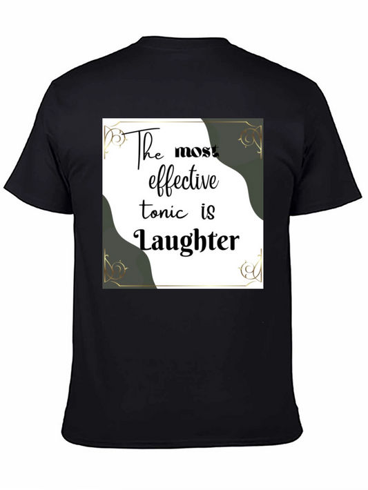 Laughter Tonic Black Graphic Tee
