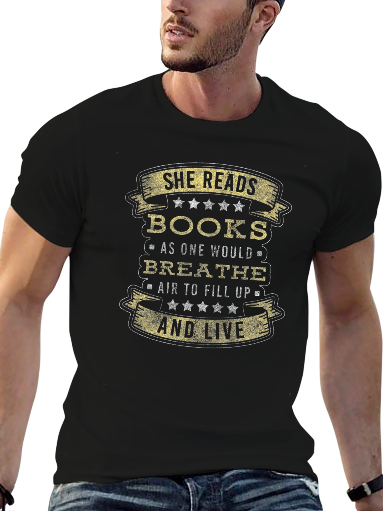 She Reads Books T-Shirt - Book Lover Tee