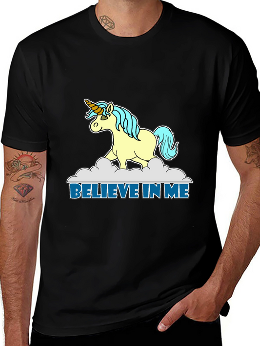 Believe in Me Unicorn Graphic T-Shirt