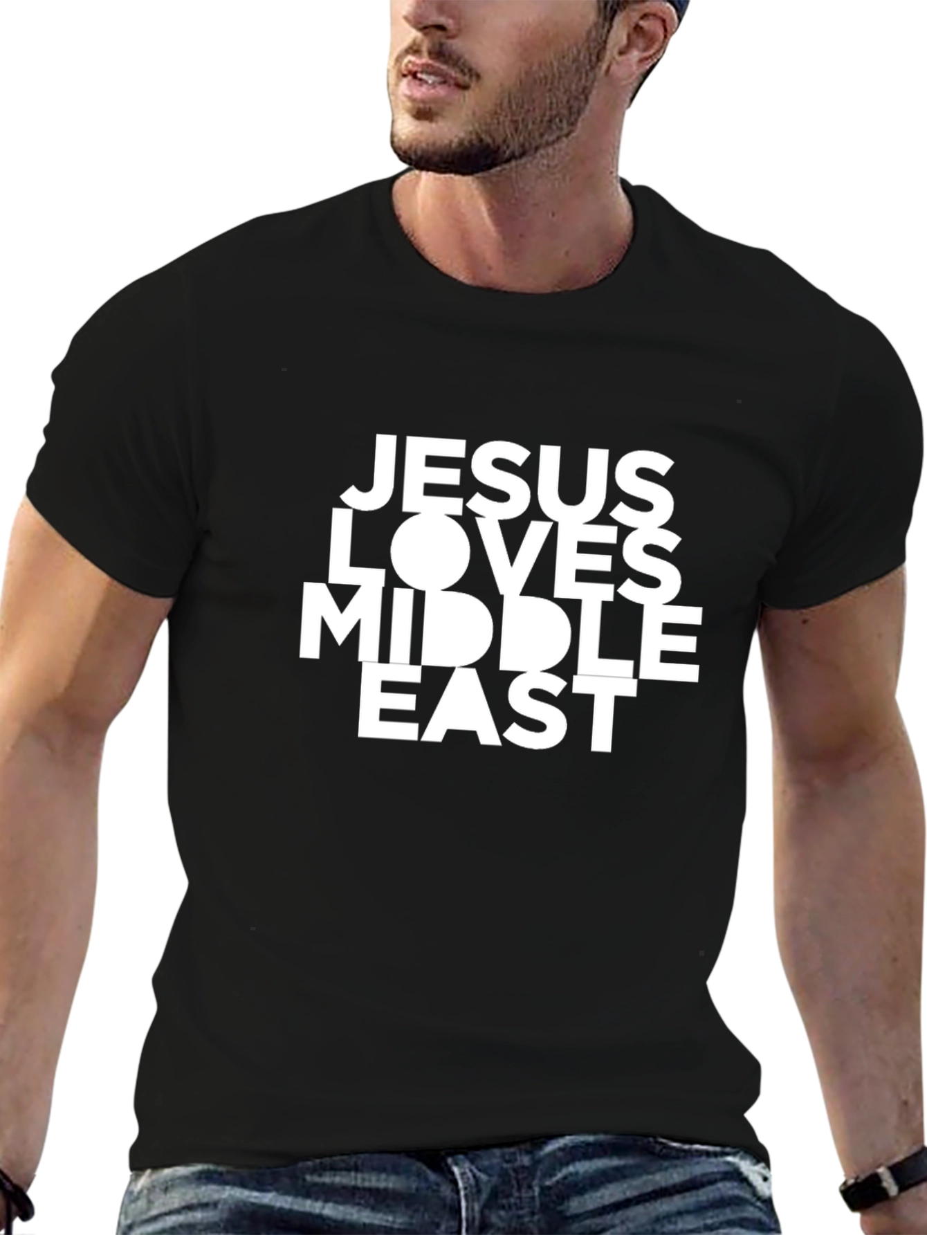 Jesus Loves Middle East Graphic Tee