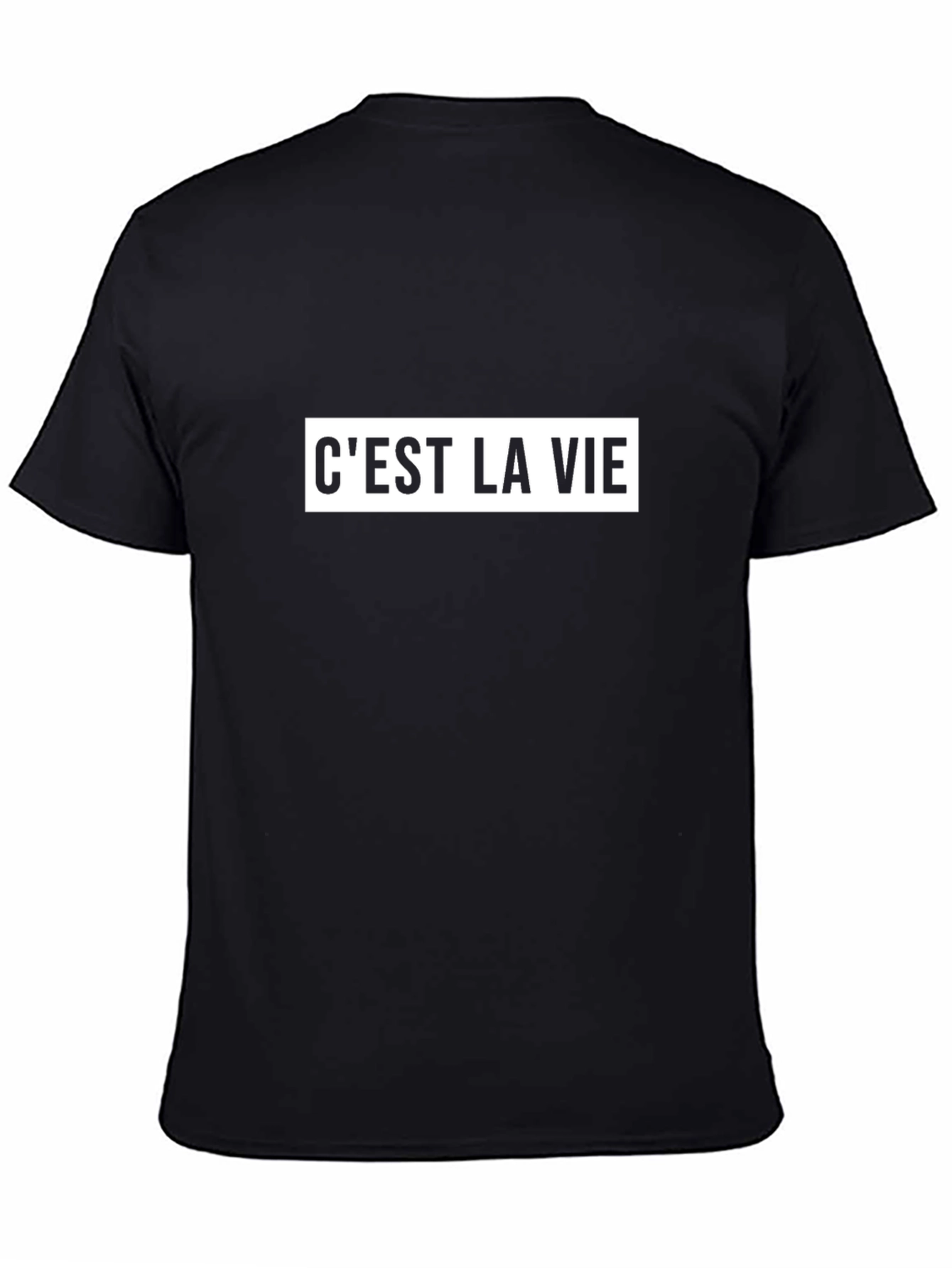 Cest La Vie Graphic Tee - Black T-Shirt
