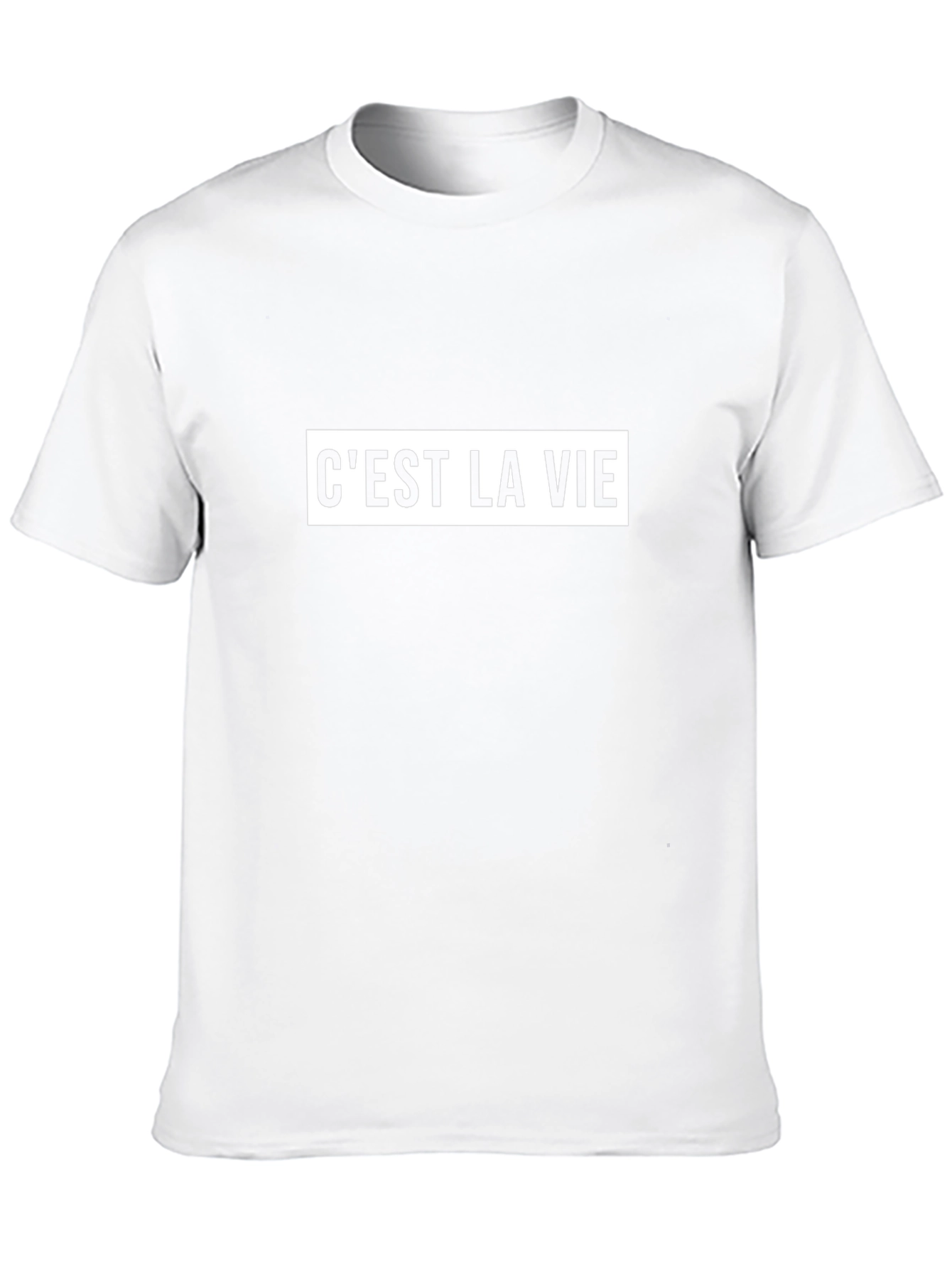 Cest La Vie Graphic Tee - Black T-Shirt