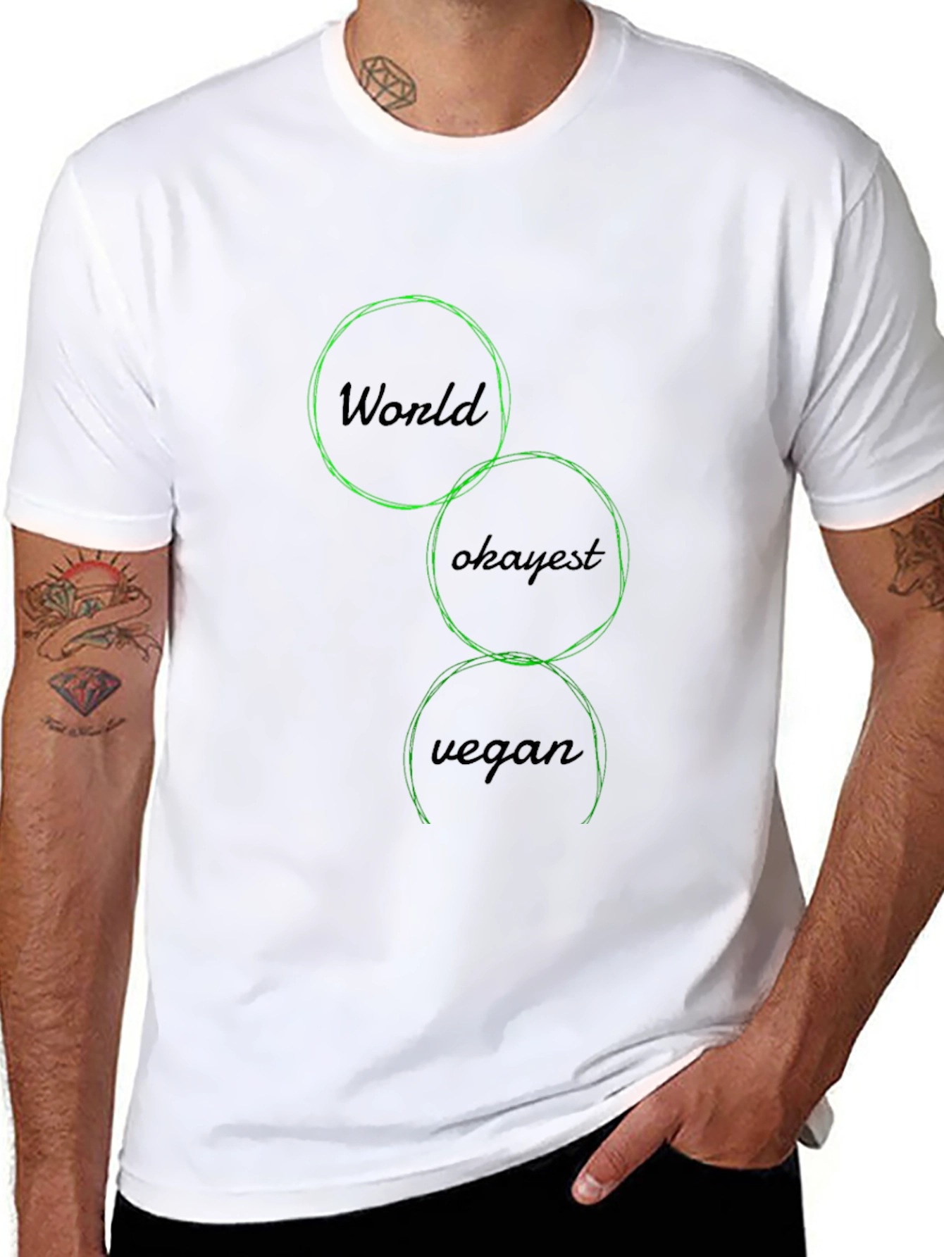 World Okayest Vegan T-Shirt