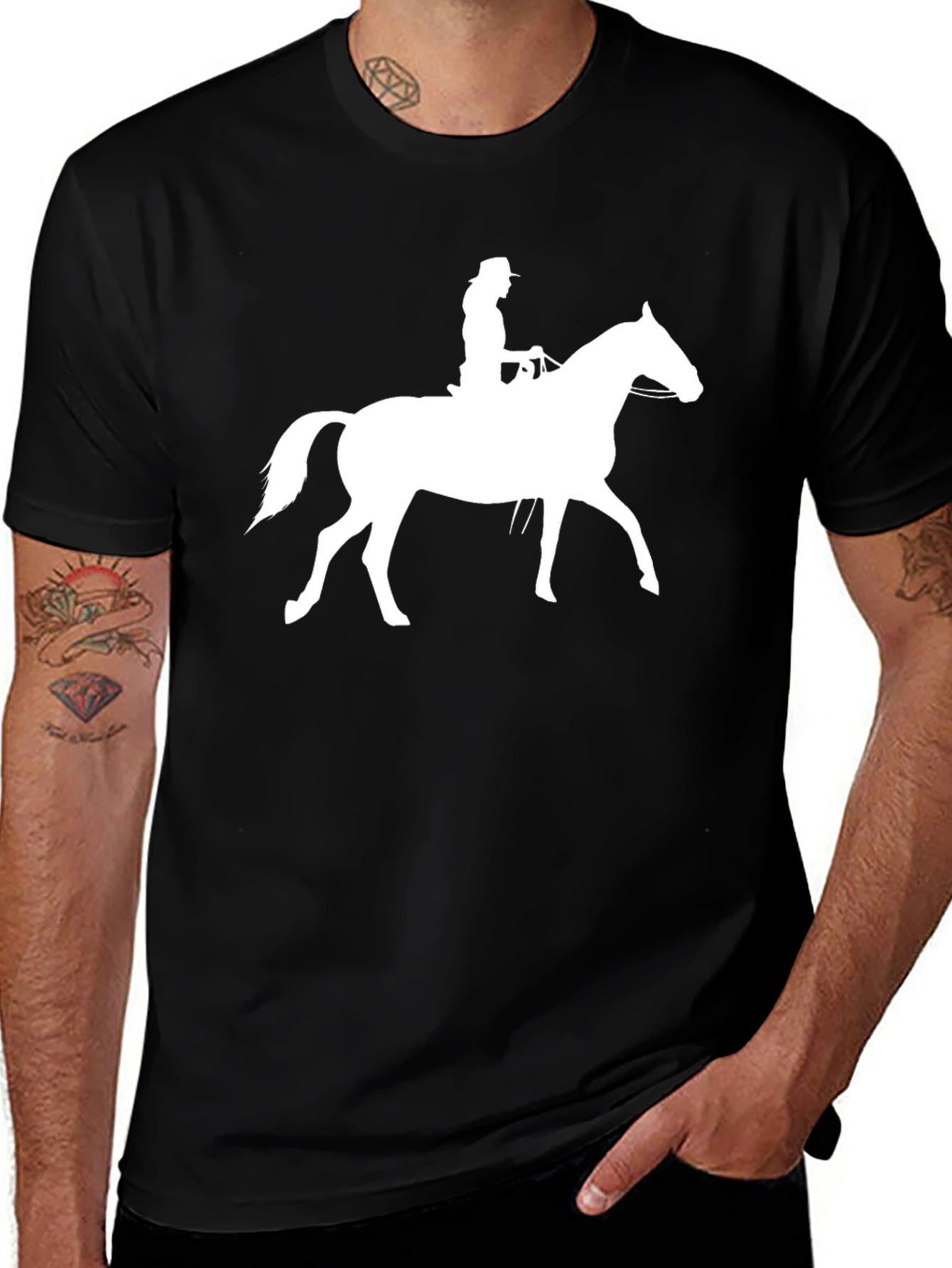 Horse Rider Graphic T-Shirt