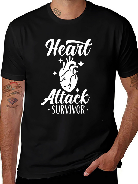 Heart Attack Survivor Graphic Tee