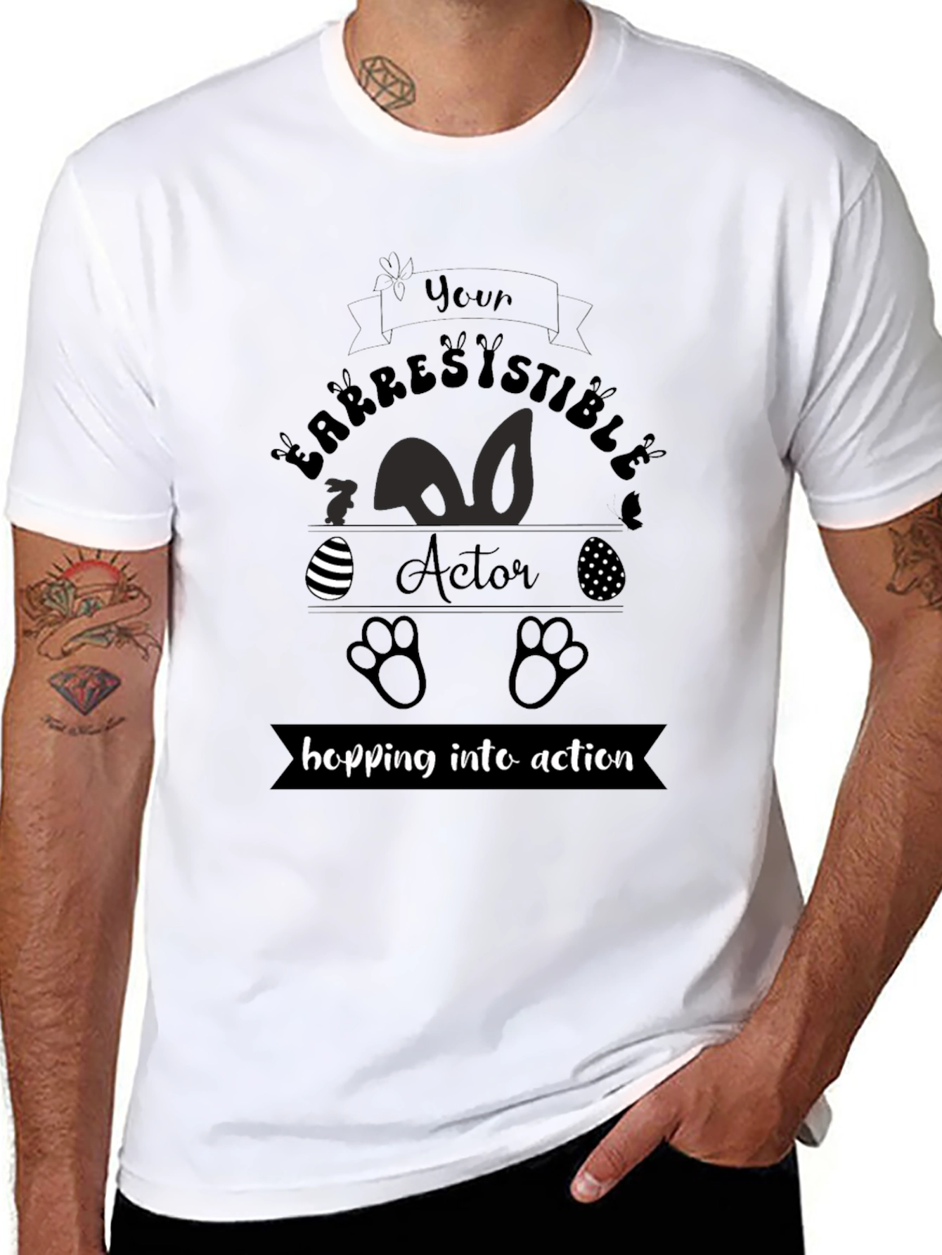 Irresistible Actor Easter Bunny T-Shirt