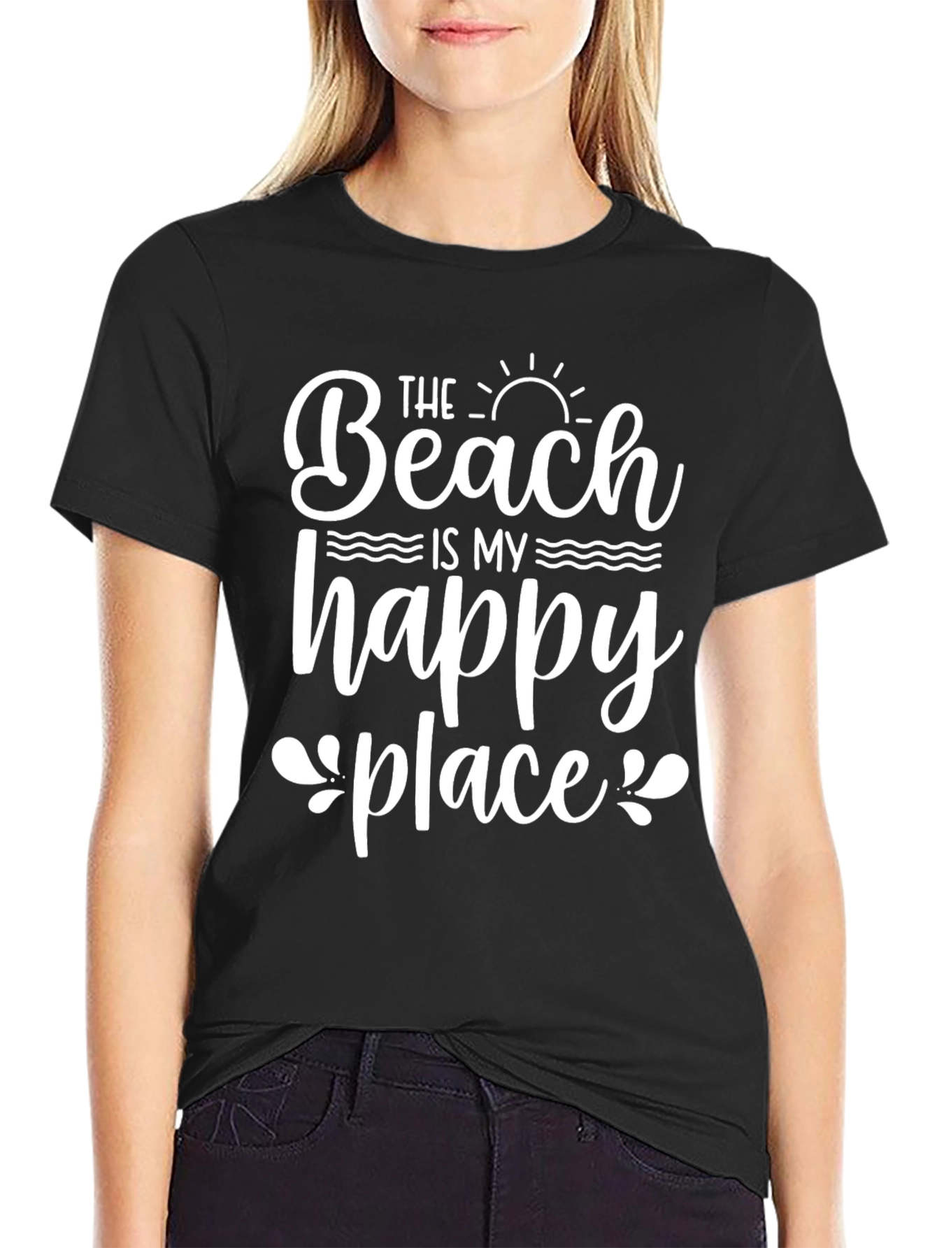 Beach Is My Happy Place Graphic Tee