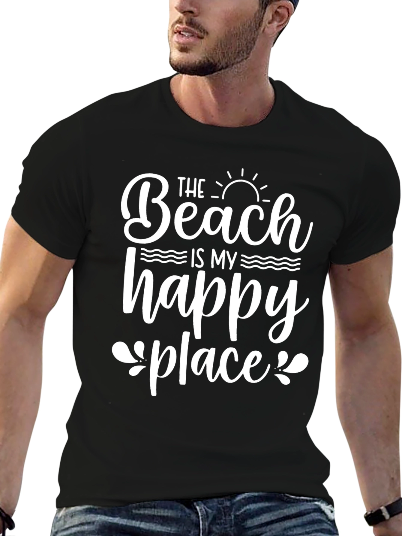 Beach Is My Happy Place Graphic Tee