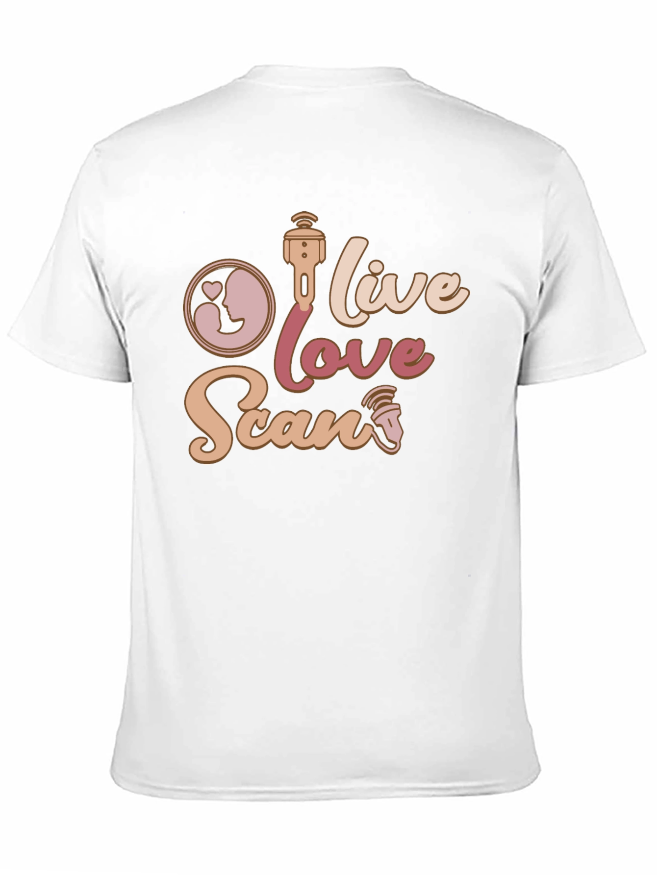 Live Love Scan T-Shirt Ultrasound Tech Gift