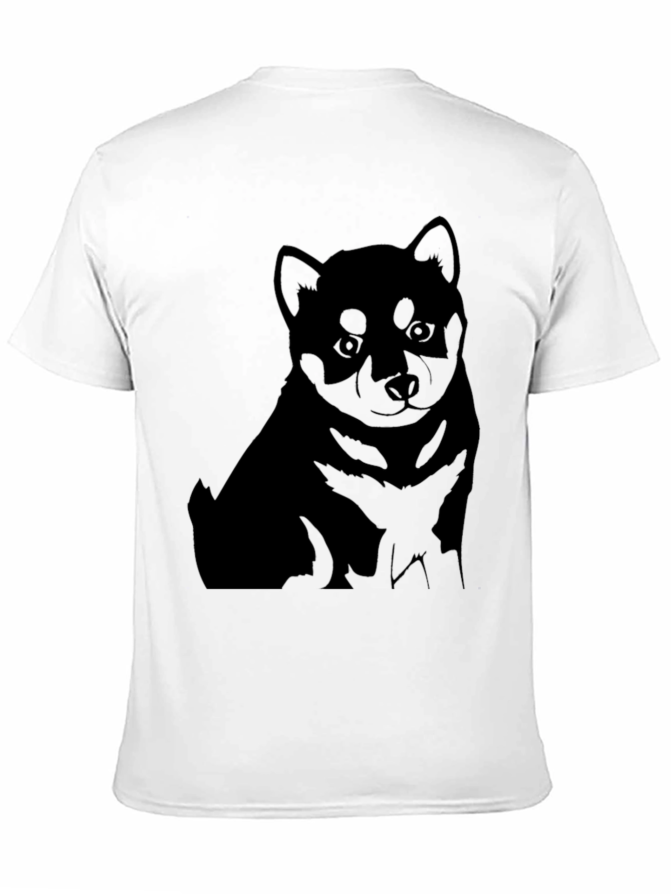 Black Shiba Inu Puppy Graphic Tee