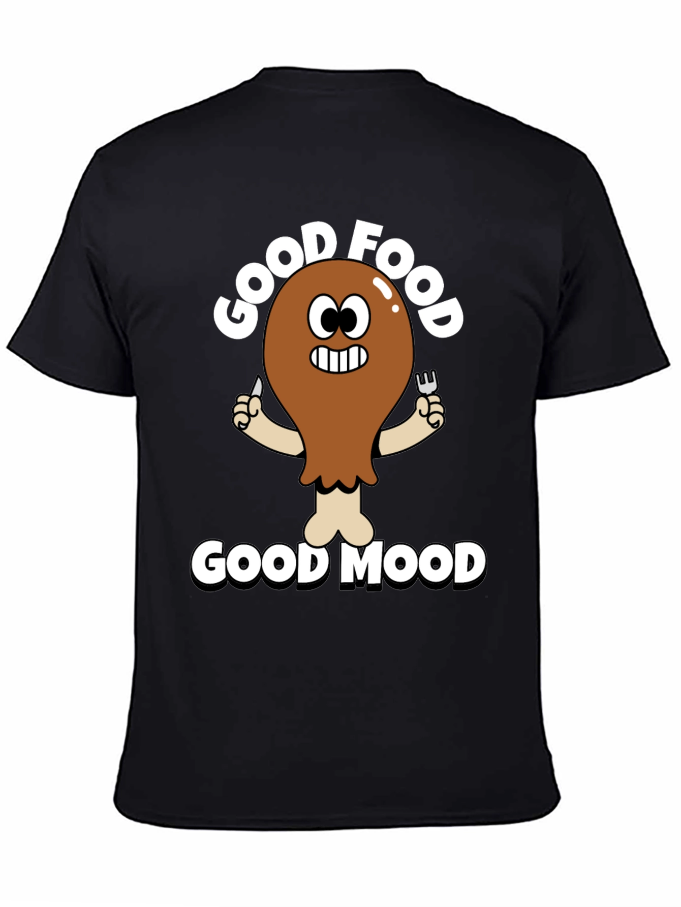 Good Food Good Mood Funny T-Shirt