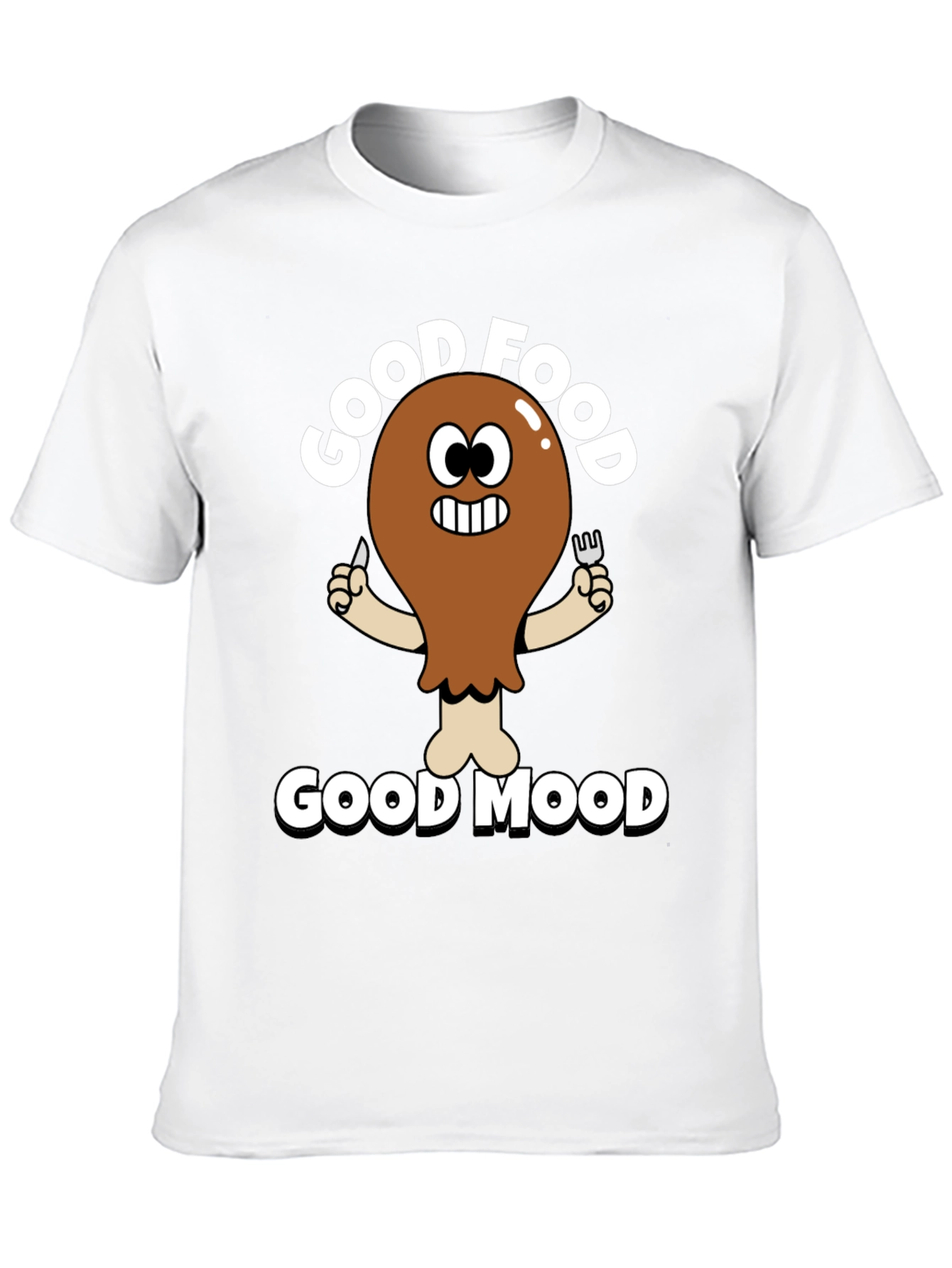 Good Food Good Mood Funny T-Shirt