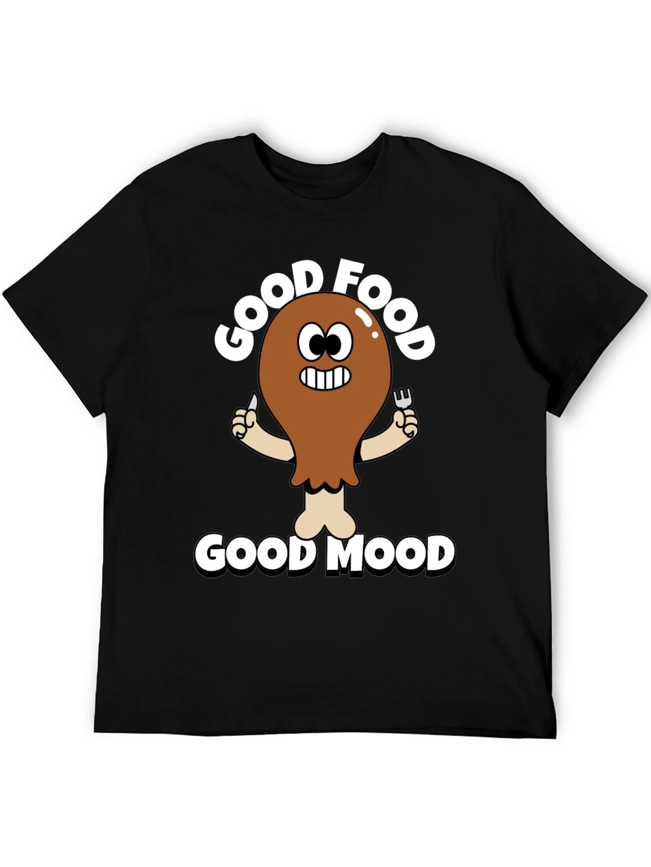 Good Food Good Mood Funny T-Shirt