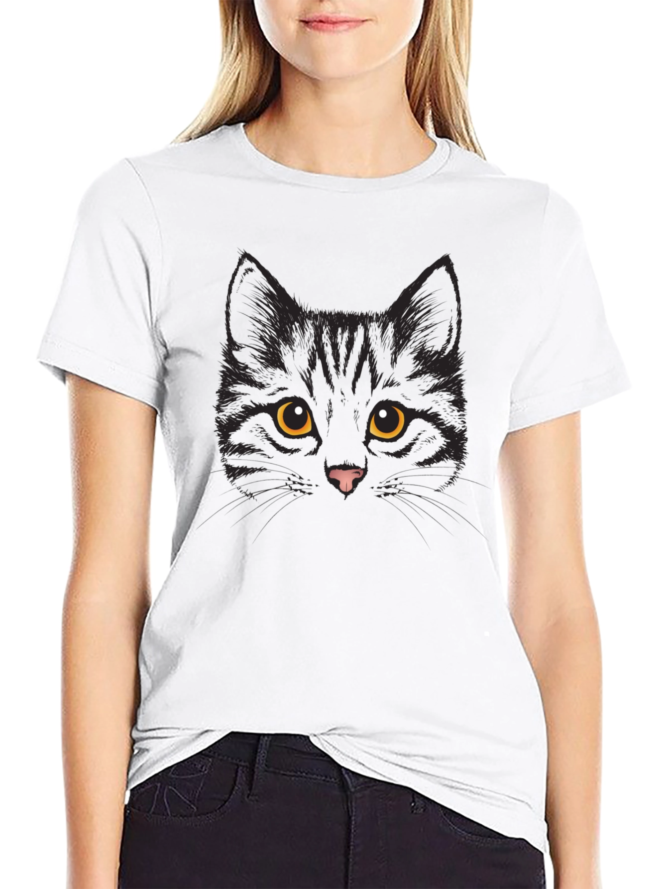 Black Cat Graphic T-Shirt - Unisex Cotton Tee