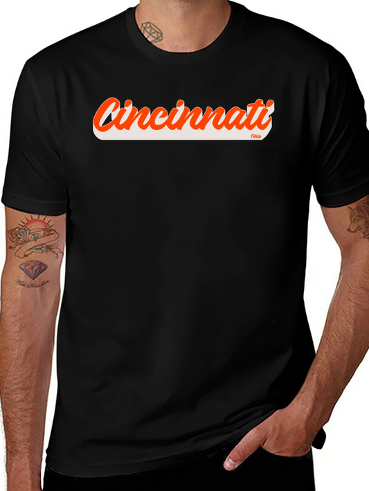 Cincinnati Ohio Retro Graphic T-Shirt