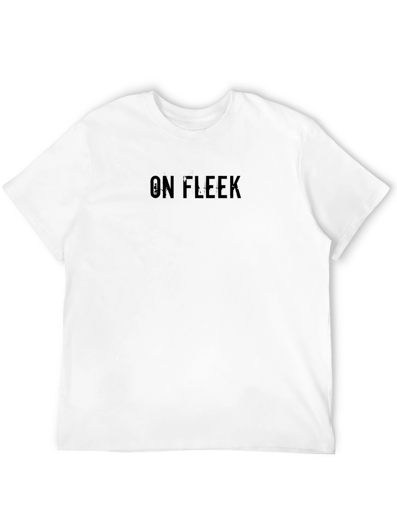 On Fleek Black T-Shirt - Stylish Casual Wear