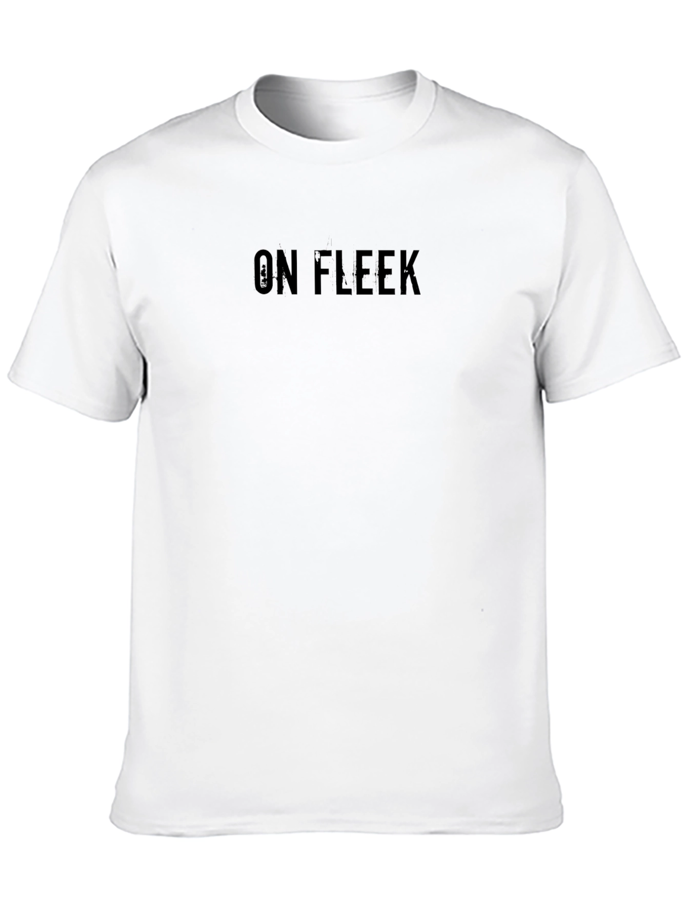 On Fleek Black T-Shirt - Stylish Casual Wear