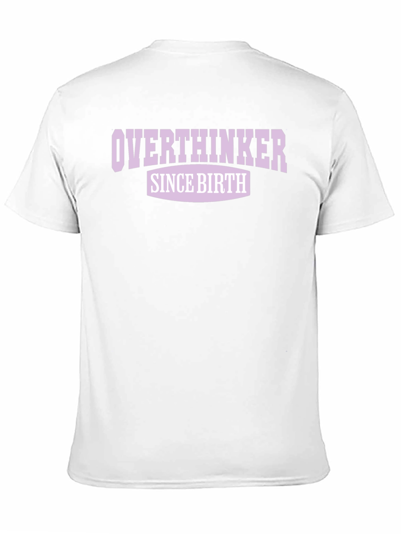 Overthinker Since Birth Graphic Tee - Black