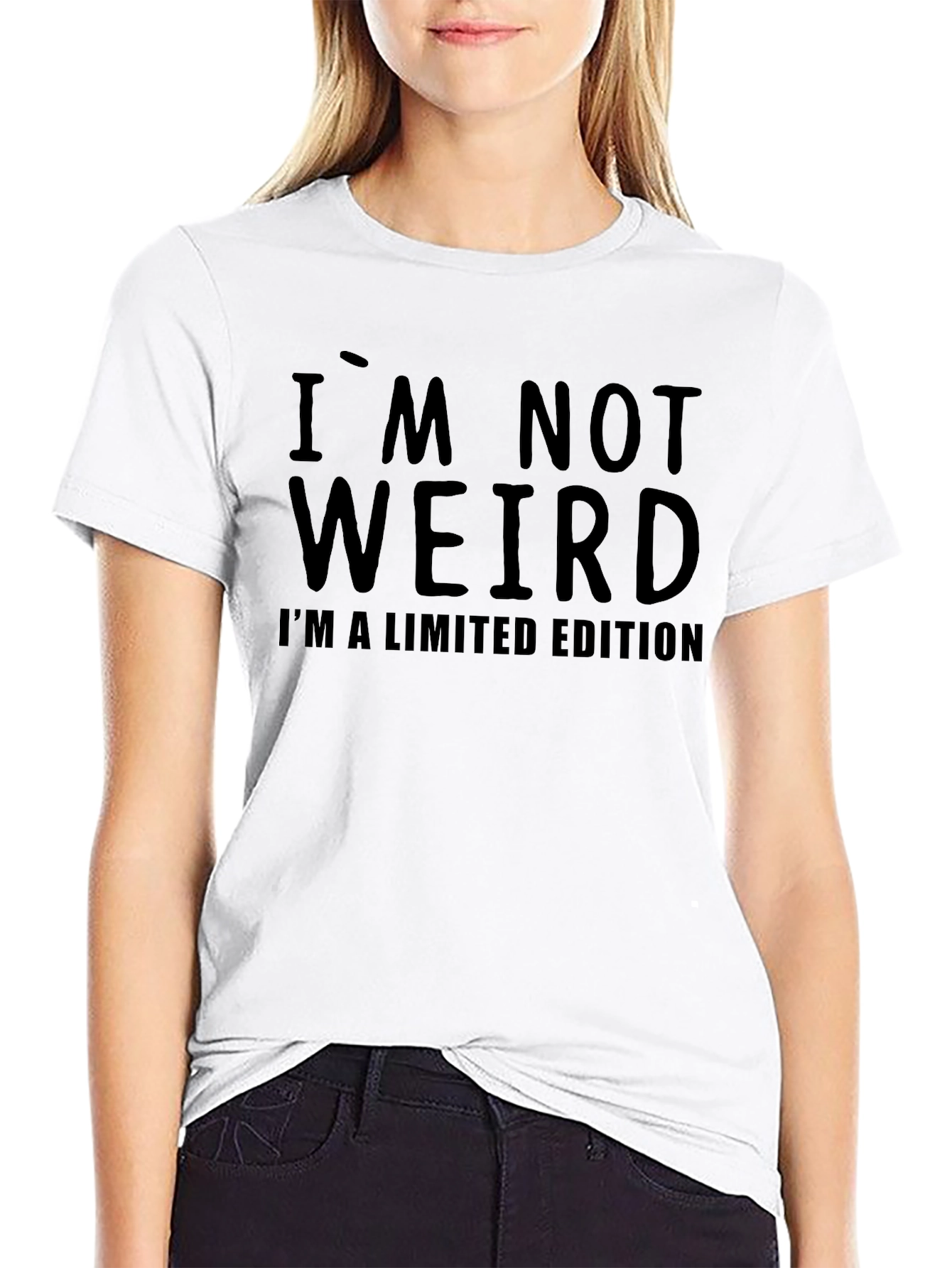 Im Not Weird Im Limited Edition Black T-Shirt