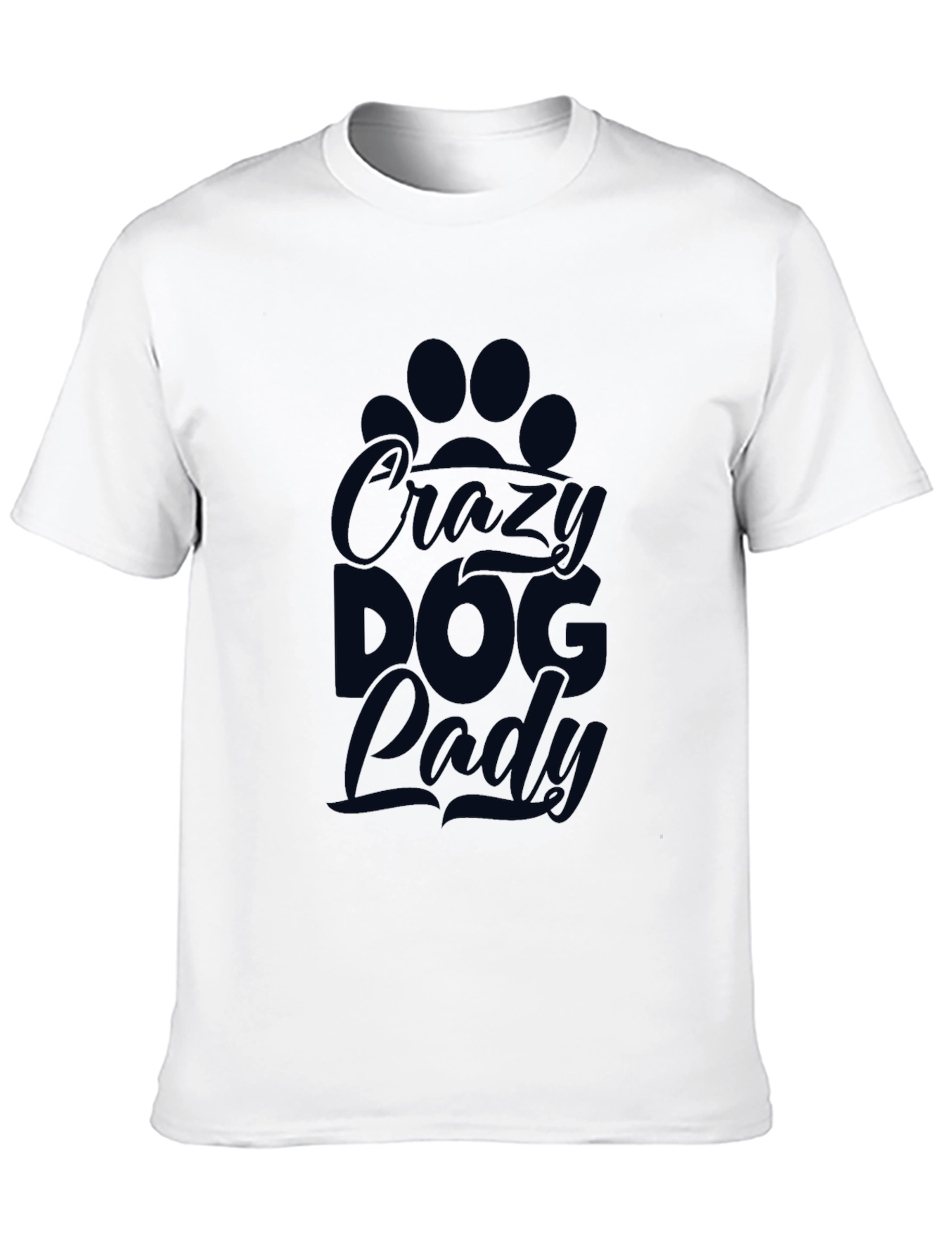 Crazy Dog Lady T-Shirt - Womens Graphic Tee