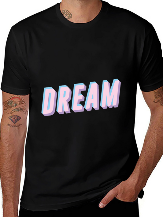 Dream Graphic Tee - Casual Comfort Black T-Shirt