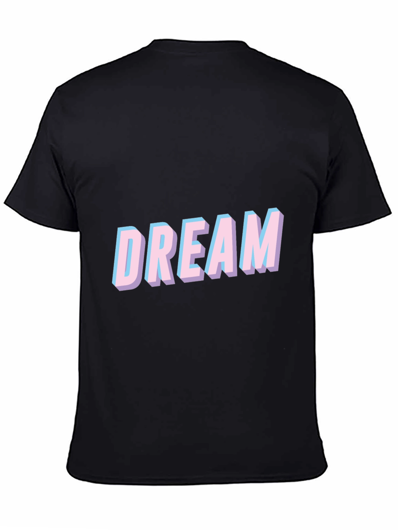 Dream Graphic Tee - Casual Comfort Black T-Shirt