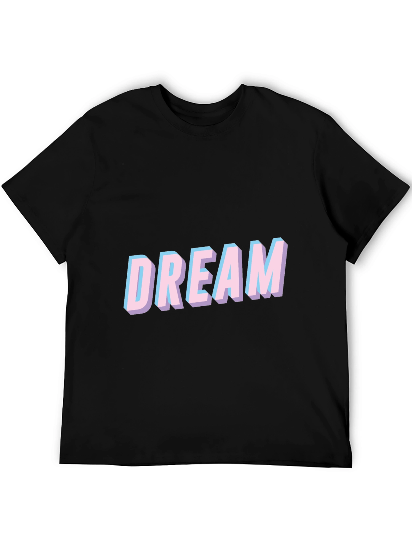 Dream Graphic Tee - Casual Comfort Black T-Shirt