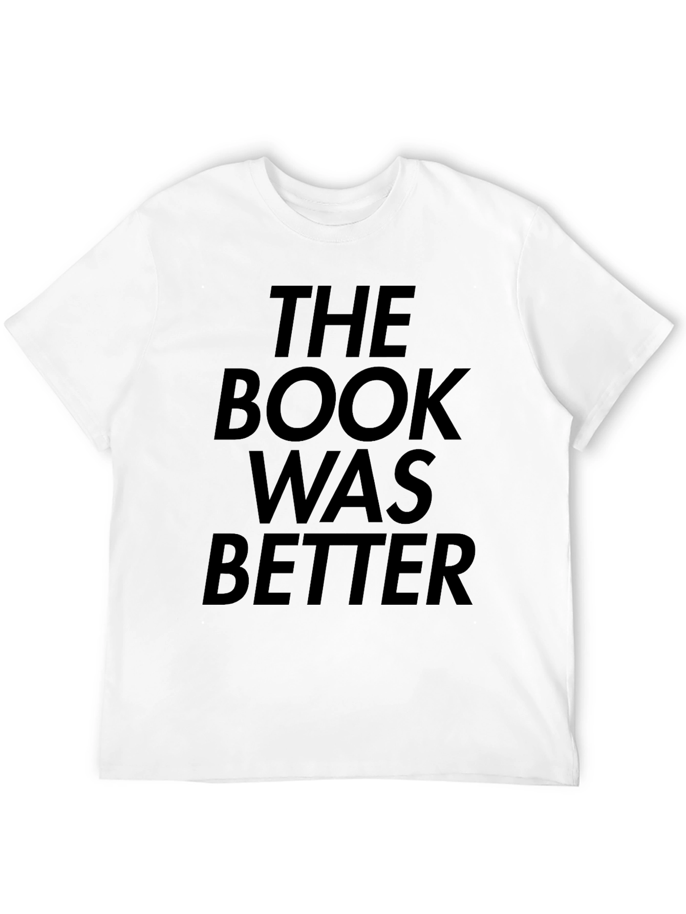 The Book Was Better T-Shirt - Black Novelty Tee